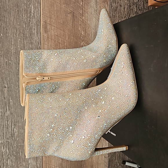 INC International Concepts Shoes - INC Rhinestones botties on cream base size 7.5